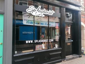 Dibond Shop front sign for Splasherist Worcester